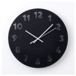 TUNNIS Wall clock Black