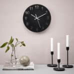 TUNNIS Wall clock Black - Image 3