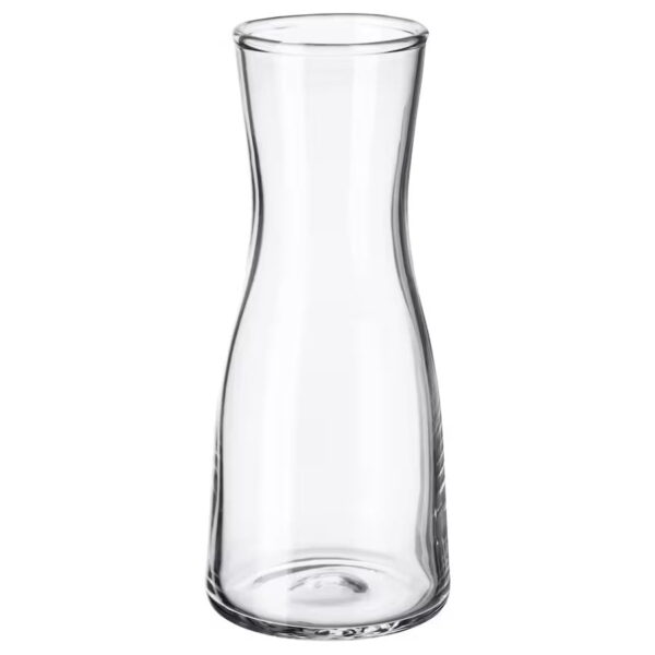 TIDVATTEN Vase, clear glass