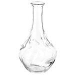 VILJESTARK Vase, clear glass