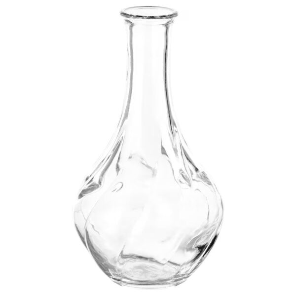 VILJESTARK Vase, clear glass
