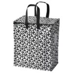 KNALLA Bag, black/white