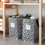 KNALLA Bag, black/white - Image 4