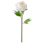 SMYCKA Artificial flower, Peony/white