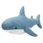 BLÅHAJ Soft toy, baby shark, 55 cm