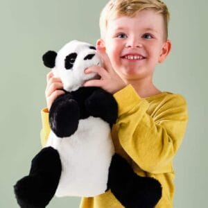 KRAMIG Soft toy, white/black - Image 3