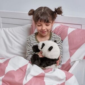 KRAMIG Soft toy, white/black - Image 4