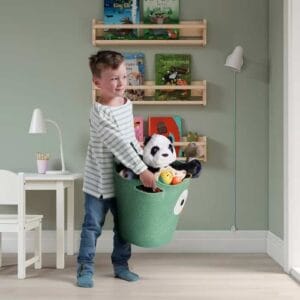 KRAMIG Soft toy, white/black - Image 5