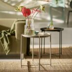 GLADOM Tray table, dark grey-beige, 45x53 cm - Image 3