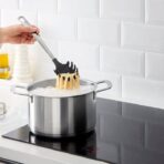 DIREKT 3-piece kitchen utensil set, black/stainless steel - Image 3