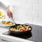 DIREKT 3-piece kitchen utensil set, black/stainless steel - Image 4