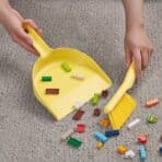 PEPPRIG Dust pan and brush, yellow - Image 2