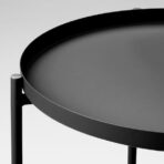 GLADOM Tray table, black, 45x53 cm - Image 2