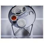 GLADOM Tray table, black, 45x53 cm - Image 6
