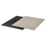 FINFÖRDELA Bendable chopping board, black/dark grey-beige, 28x36 cm