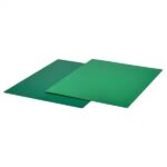 FINFÖRDELA Bendable chopping board, green/bright green, 28x36 cm