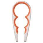 UPPFYLLD Jar opener, off-white/bright orange, 21 cm