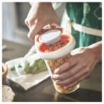 UPPFYLLD Jar opener, off-white/bright orange, 21 cm - Image 3