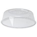 PRICKIG Microwave lid, grey, 26 cm