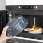 PRICKIG Microwave lid, grey, 26 cm - Image 2