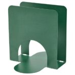 SKOGSRÖR Napkin holder, dark green, 13x12 cm