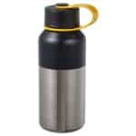 HETLEVRAD Insulated flask, stainless steel/black, 0.5 l