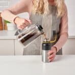 HETLEVRAD Insulated flask, stainless steel/black, 0.5 l - Image 3