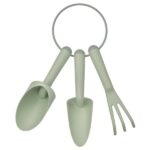 GRÄSMARÖ 3-piece gardening set, in/outdoor light green