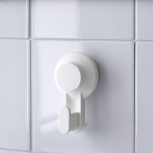 TISKEN Hook with suction cup, white - Image 4