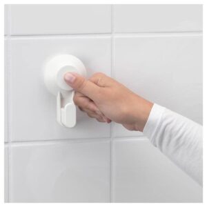 TISKEN Hook with suction cup, white - Image 7