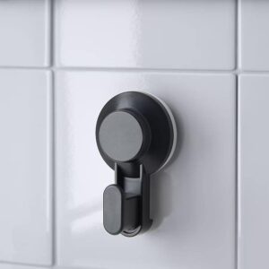 TISKEN Hook with suction cup, black - Image 2