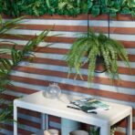 FEJKA Artificial potted plant, in/outdoor hanging/fern, 12 cm - Image 3