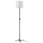 BARLAST Floor lamp, black/white, 150 cm