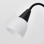 TÅGARP Floor uplighter/reading lamp, black/white - Image 4