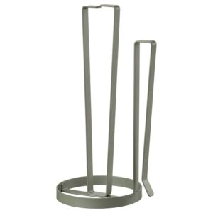 SMÅTUNGA Kitchen roll holder, grey-green