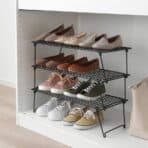 GREJIG Shoe rack, grey, 58x27x17 cm - Image 5