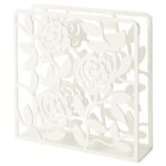 LIKSIDIG Napkin holder, white, 16x16 cm