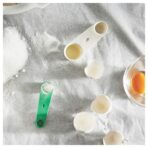 UPPFYLLD Measuring cup, set of 2, off-white/bright green - Image 6