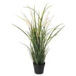 FEJKA Artificial potted plant, in/outdoor decoration/grass, 9 cm