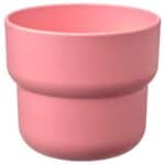 FÖRENLIG Plant pot, in/outdoor pink, 12 cm