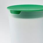 UPPFYLLD Salad shaker with strainer, bright green/transparent,  - Image 6