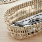 PENNFISK Basket, natural sedge/handmade oval - Image 3