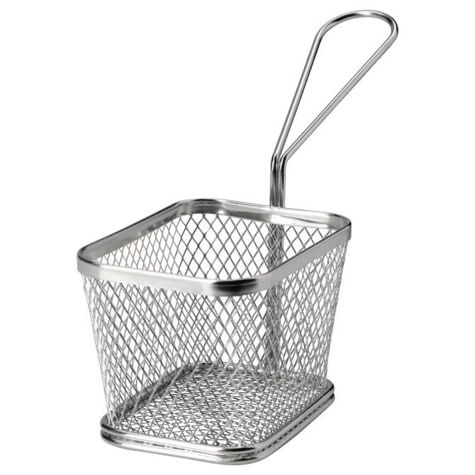 GRILLTIDER Serving basket, stainless steel