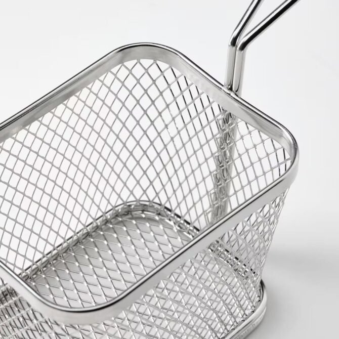 GRILLTIDER Serving basket, stainless steel - Image 2