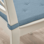 JUSTINA Chair pad, grey-blue, 42/35x40x4 cm - Image 3