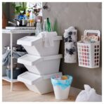 VARIERA Plastic bag dispenser, white - Image 3