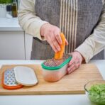 UPPFYLLD Grater with container, set of 4, mixed colours - Image 3
