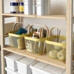 RISATORP Basket, light yellow, 25x26x18 cm - Image 2