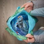 BLÅVINGAD Backpack, blue/green, 13 l - Image 3