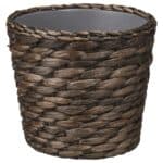 DRUVFLÄDER Plant pot, water hyacinth/grey, 12 cm